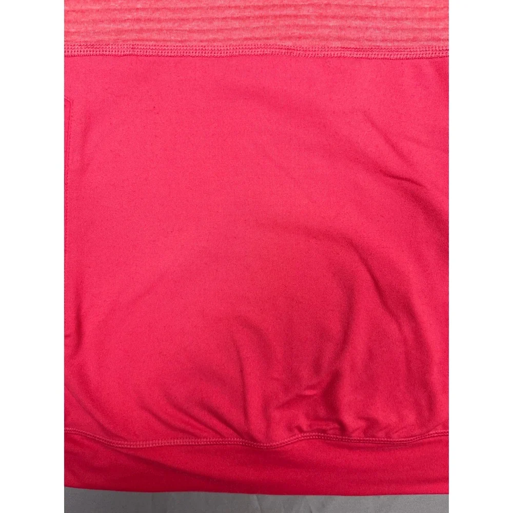Adidas Quarter Zip Pullover Womens Pink Climalite Textured